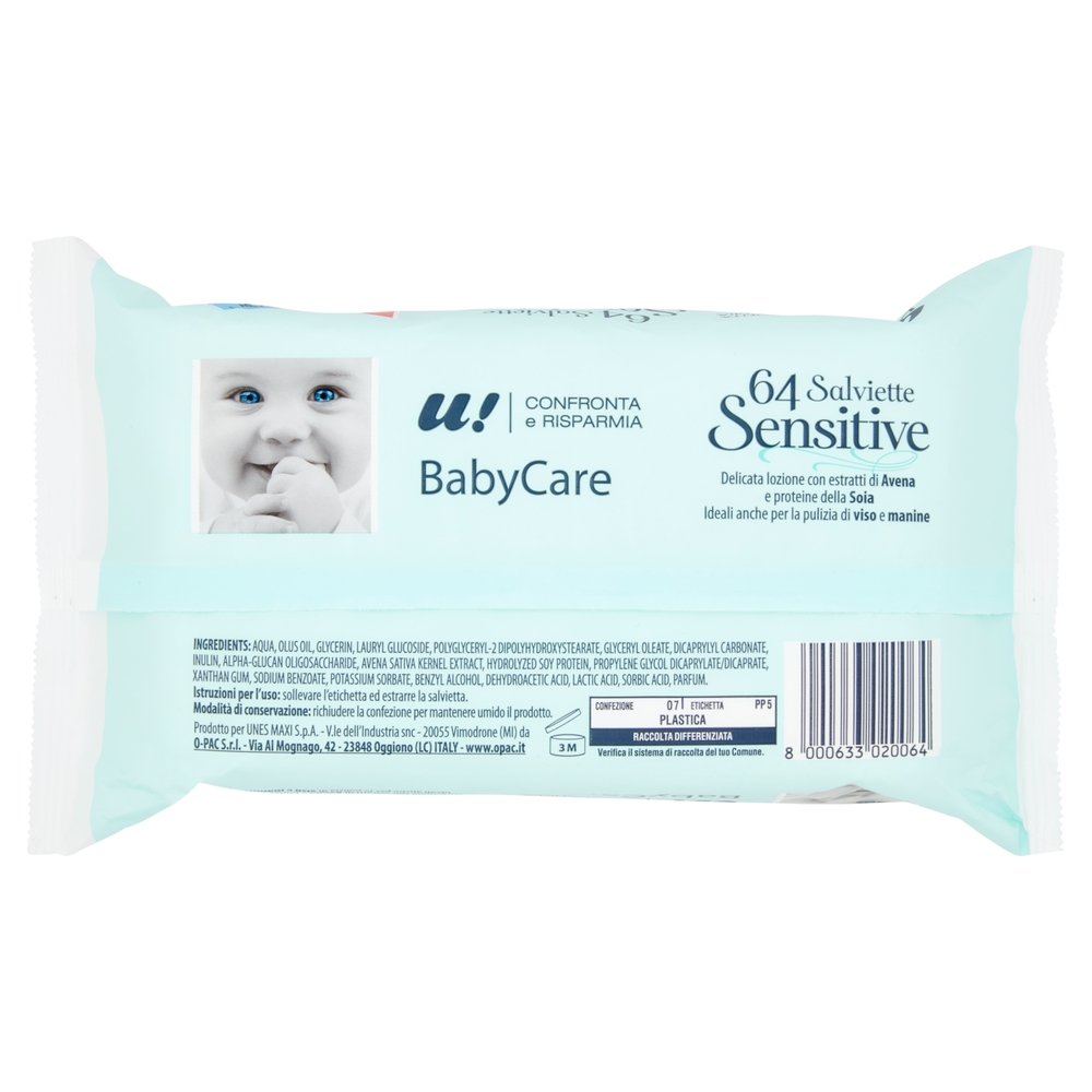 64 Baby Care Sensitive U! Confronta e Risparmia